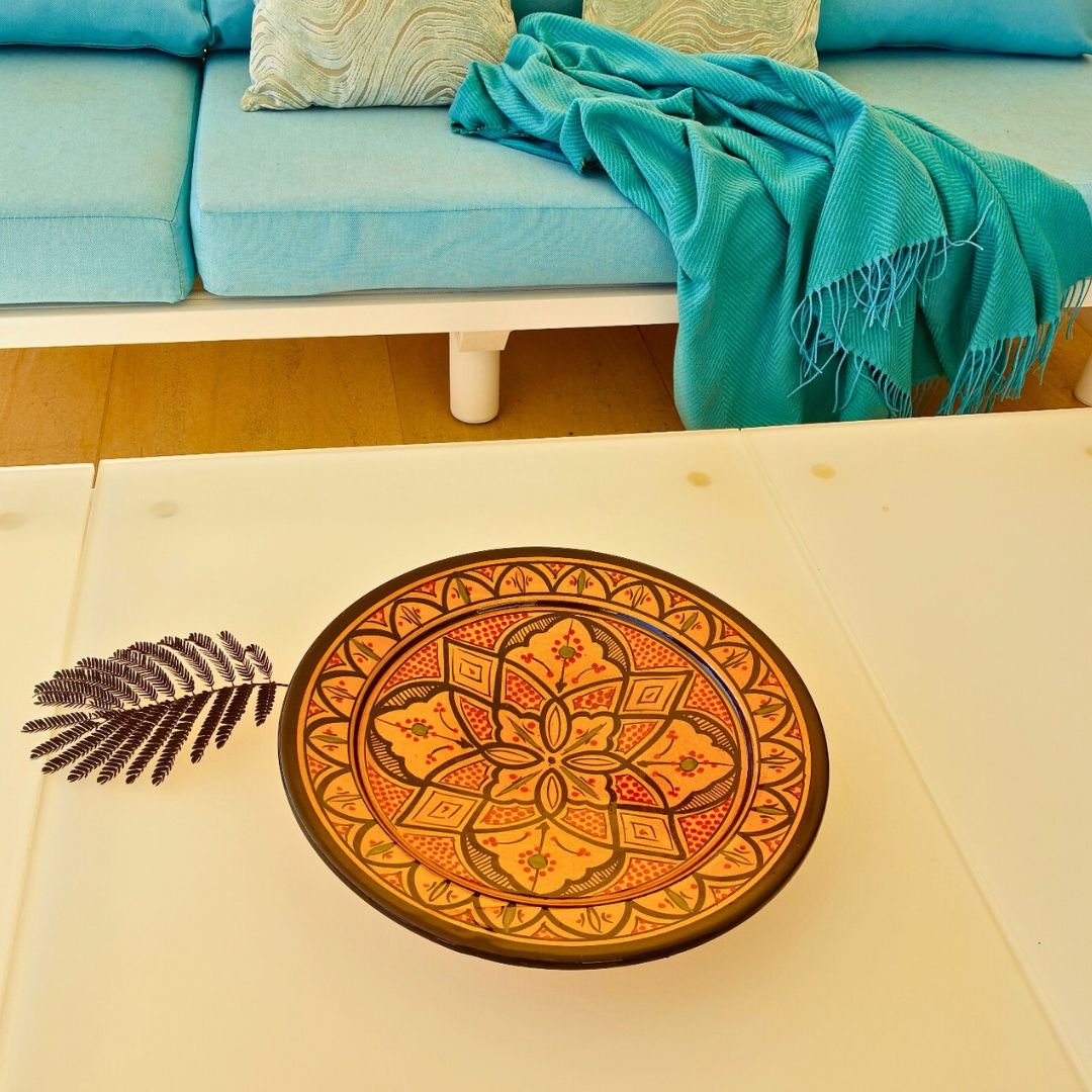 Plato decorativo marroquí como regalo original para el hogar