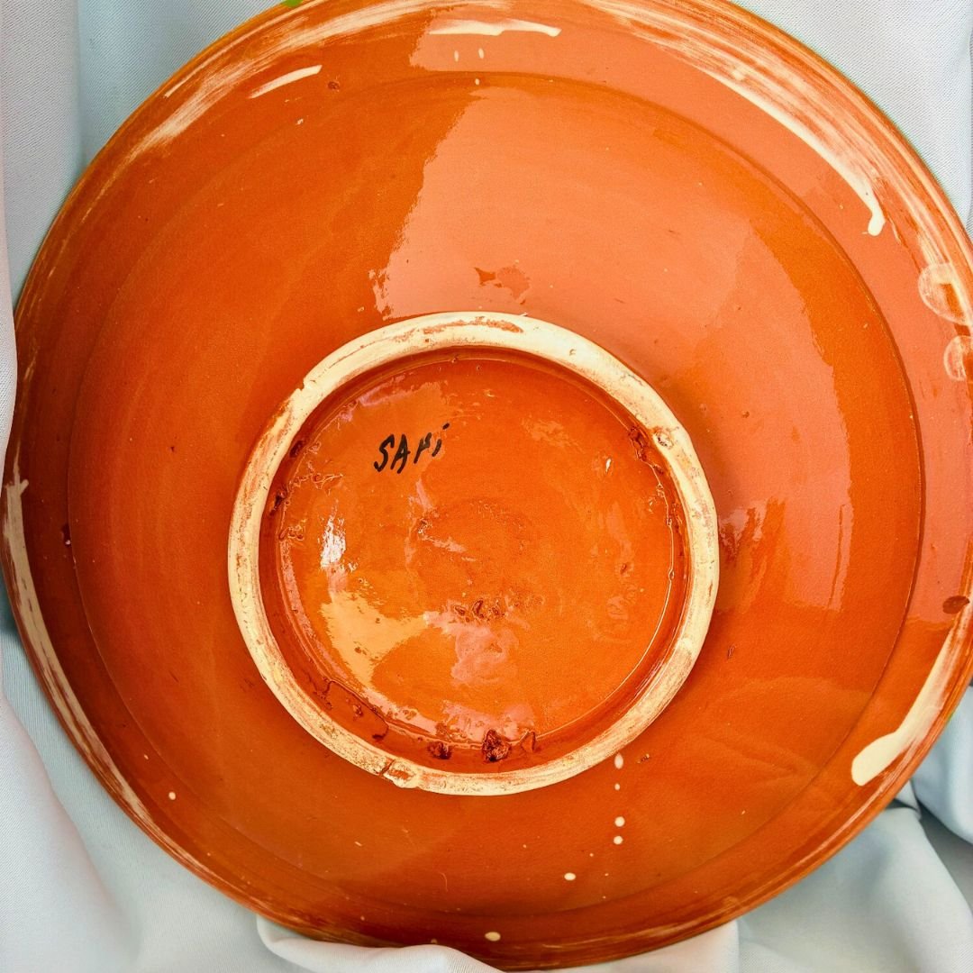 Piatto marocchino dipinto a mano – accessorio decorativo per ambienti etnici