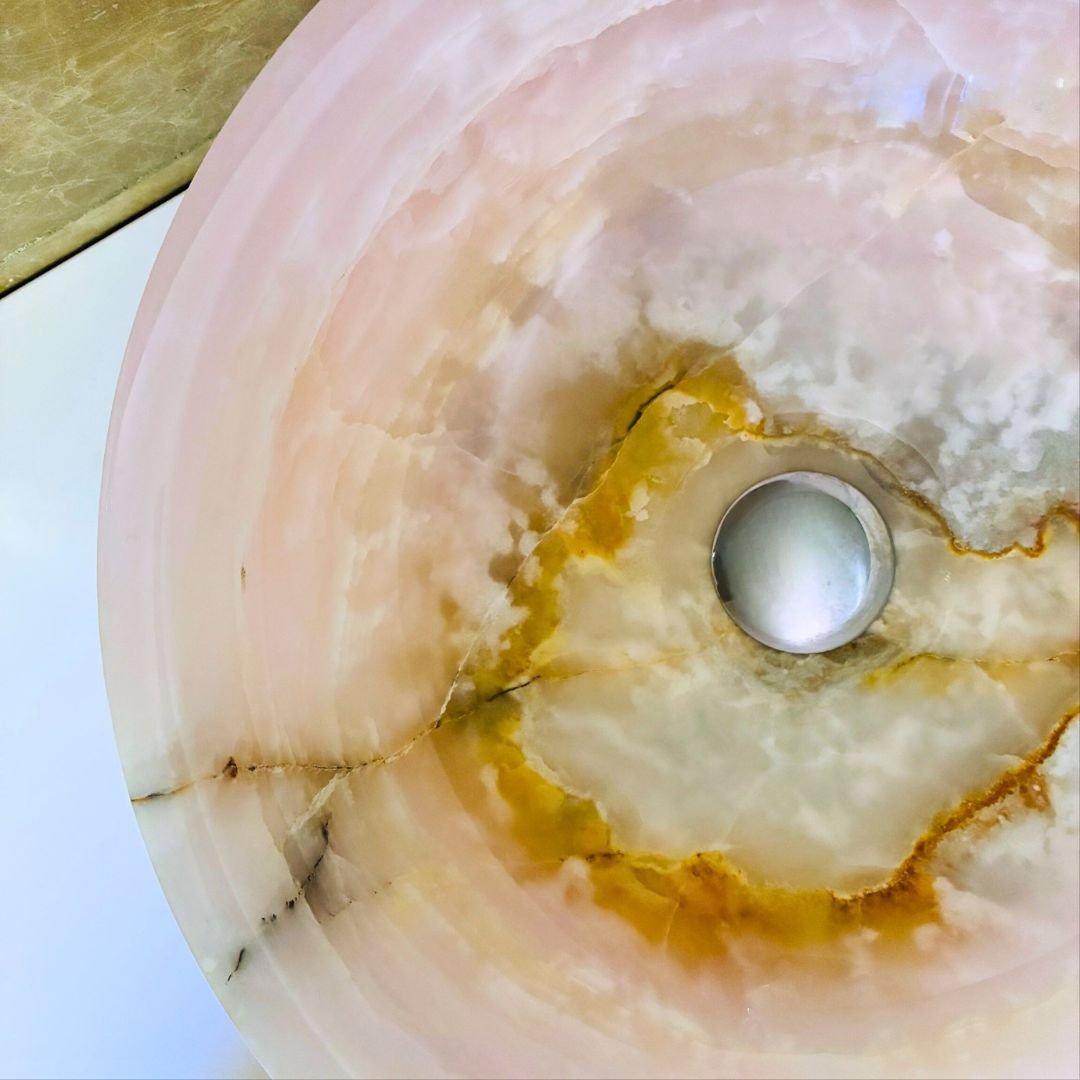 Lavabo mármol rosa Hemera