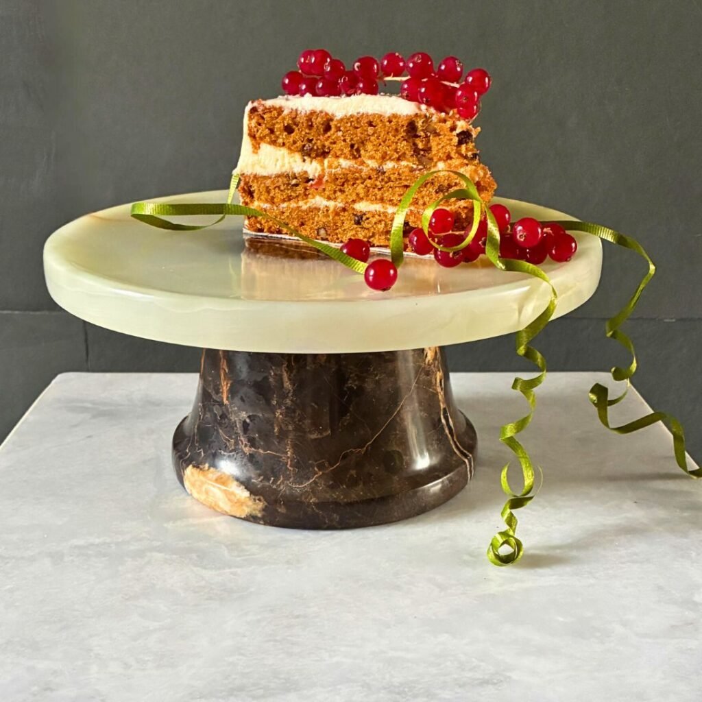 Centro de mesa moderno minimalista en piedra auténtica, ideal como regalo