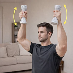 Ideas de ejercicios con mancuernas en casa