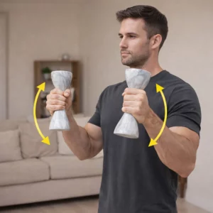 ejercicios con mancuernas en casa